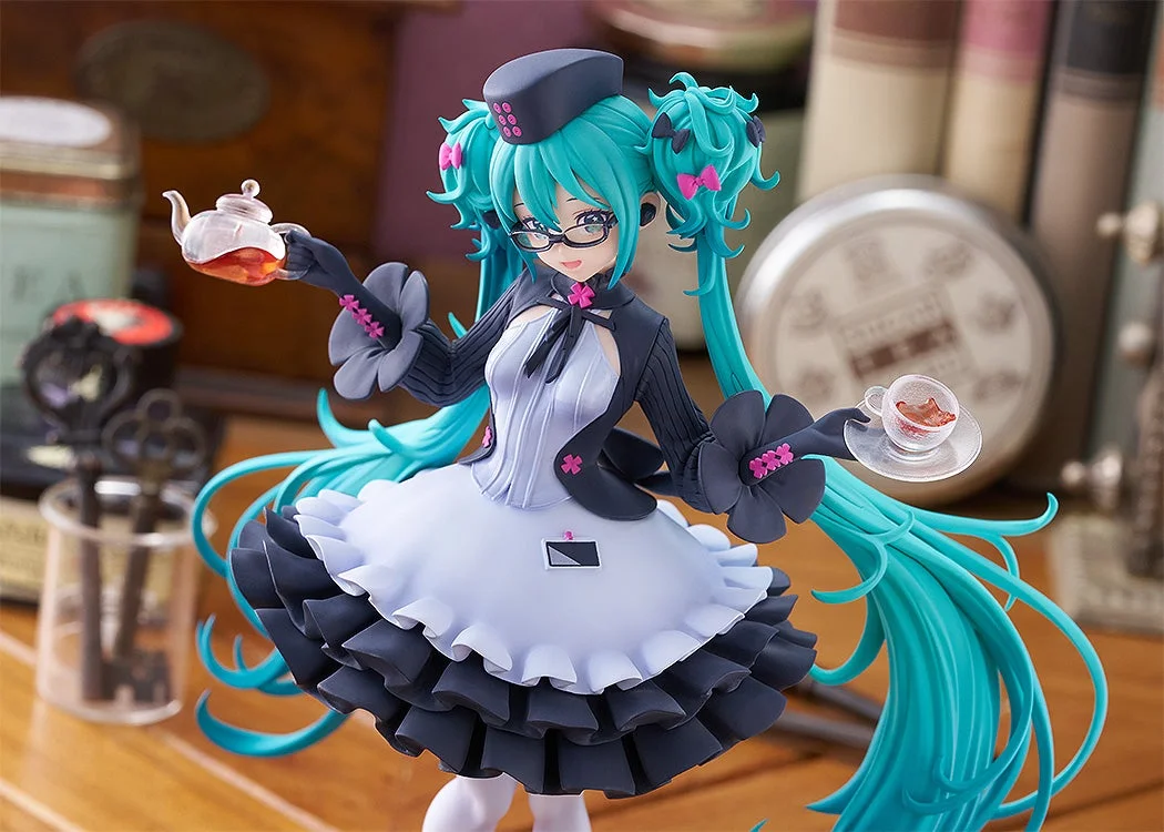 Figurine Hatsune Miku Ver. Glasses x Café de Vocaloid par Good Smile Company